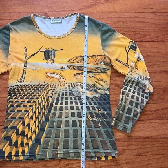 P & N The East’s Enlightened—SALVADOR DALI "The Persistence of Memory" long slee - Picture 7 of 8
